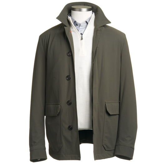 Waterville Super Stretch Car Coat in Olive