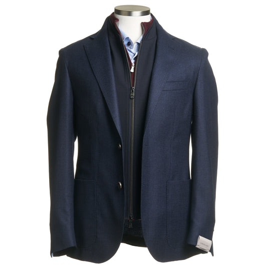 Corneliani ID Jacket In Navy Blue