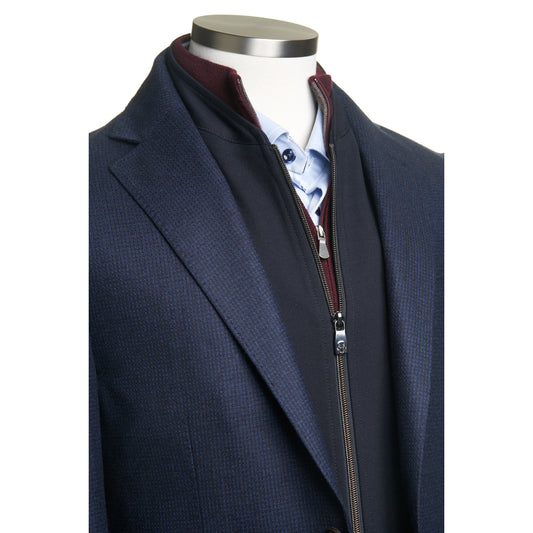 Corneliani ID Jacket In Navy Blue