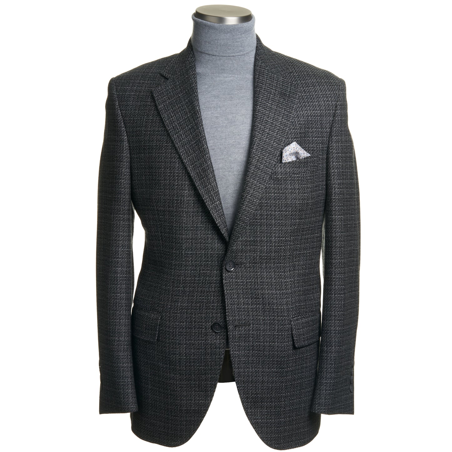 Uomo Sport Coat in 100% Light Wool in Gray