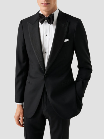 Eton Fine Striped Bib Evening Shirt Slim Fit