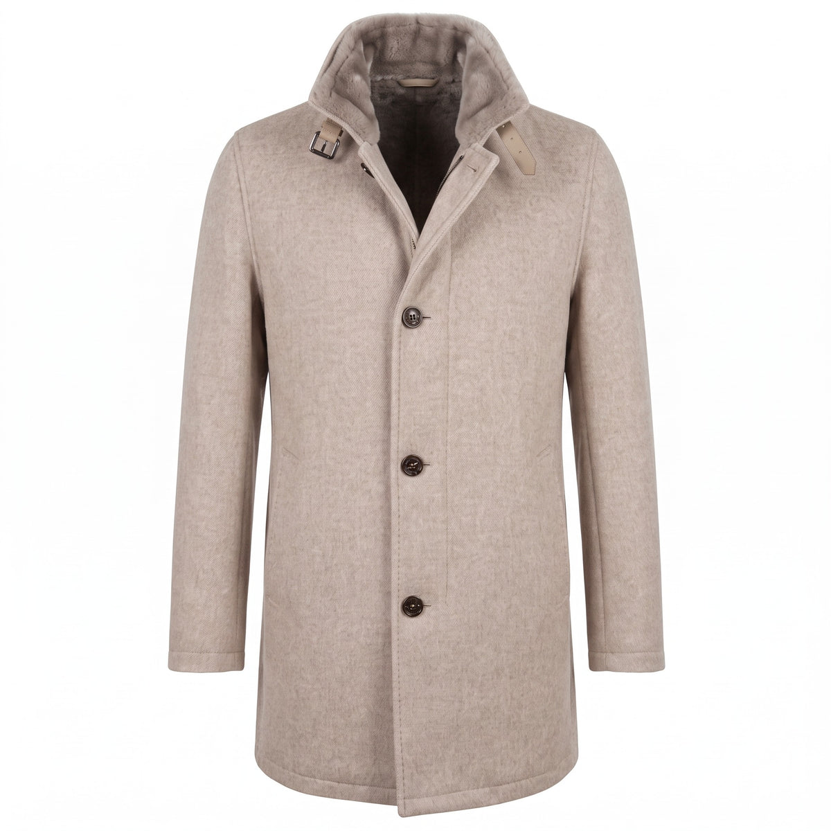 Gimo's Wool-Blend Coat in Latte