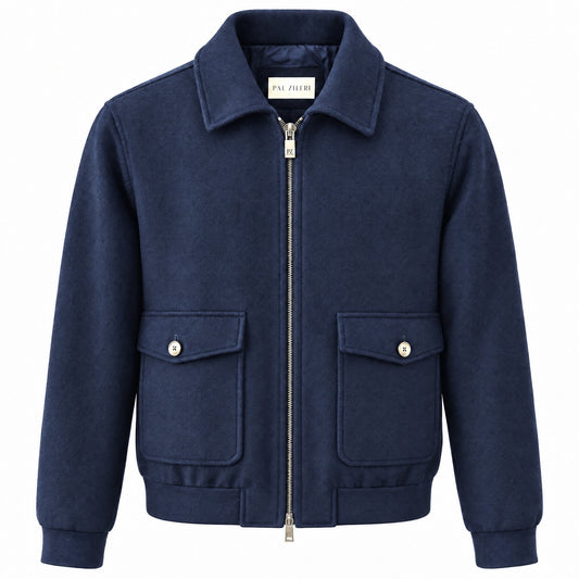Pal Zileri Casual Wool Jacket in Navy