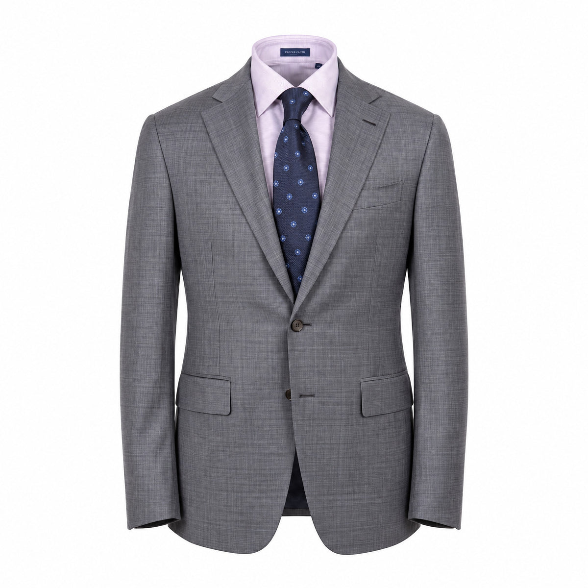 Canali Kei Model Suit in Blue Grey