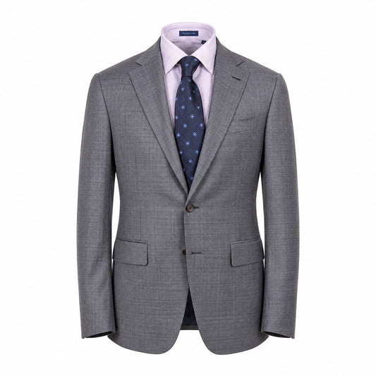 Canali Kei Model Suit in Blue Grey