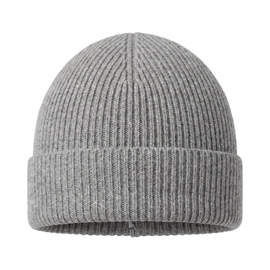 Ferrante Wool & Cashmere Beanie in Gray