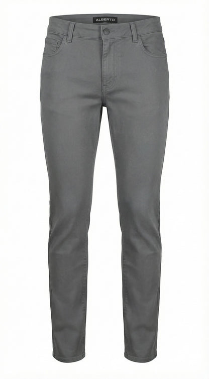 Alberto Jeans Pipe Regular Fit Superfit Dual FX in Charcoal