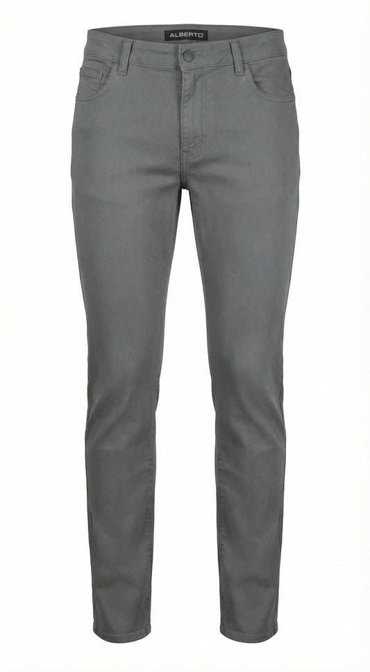 Alberto Jeans Pipe Regular Fit Superfit Dual FX in Charcoal