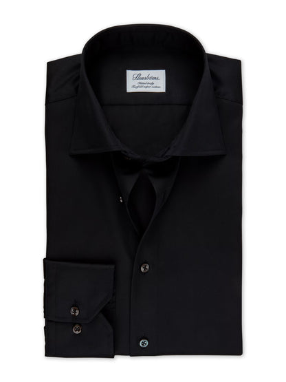 Stenströms Superior Twill Dress Shirt in Black