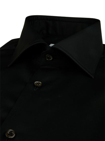 Stenströms Superior Twill Dress Shirt in Black