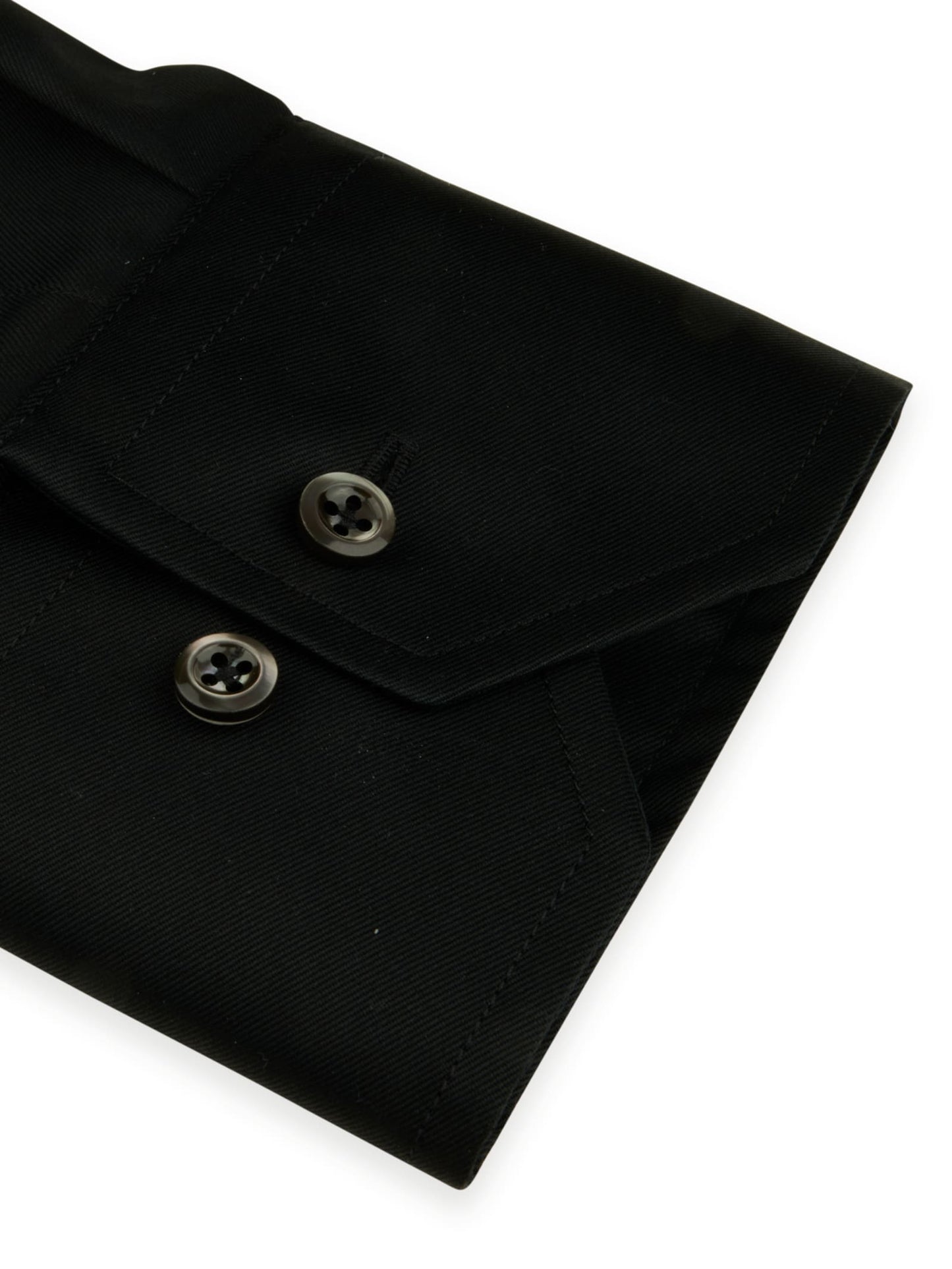 Stenströms Superior Twill Dress Shirt in Black