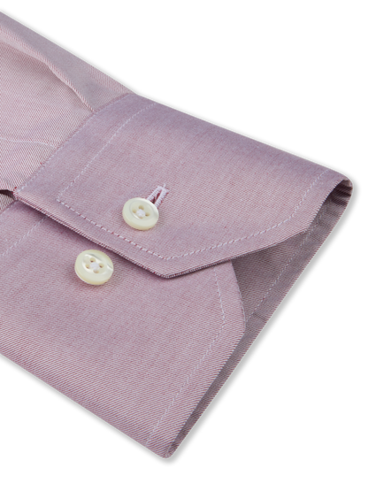Stenströms Regular Fit Twill Shirt in Light Red