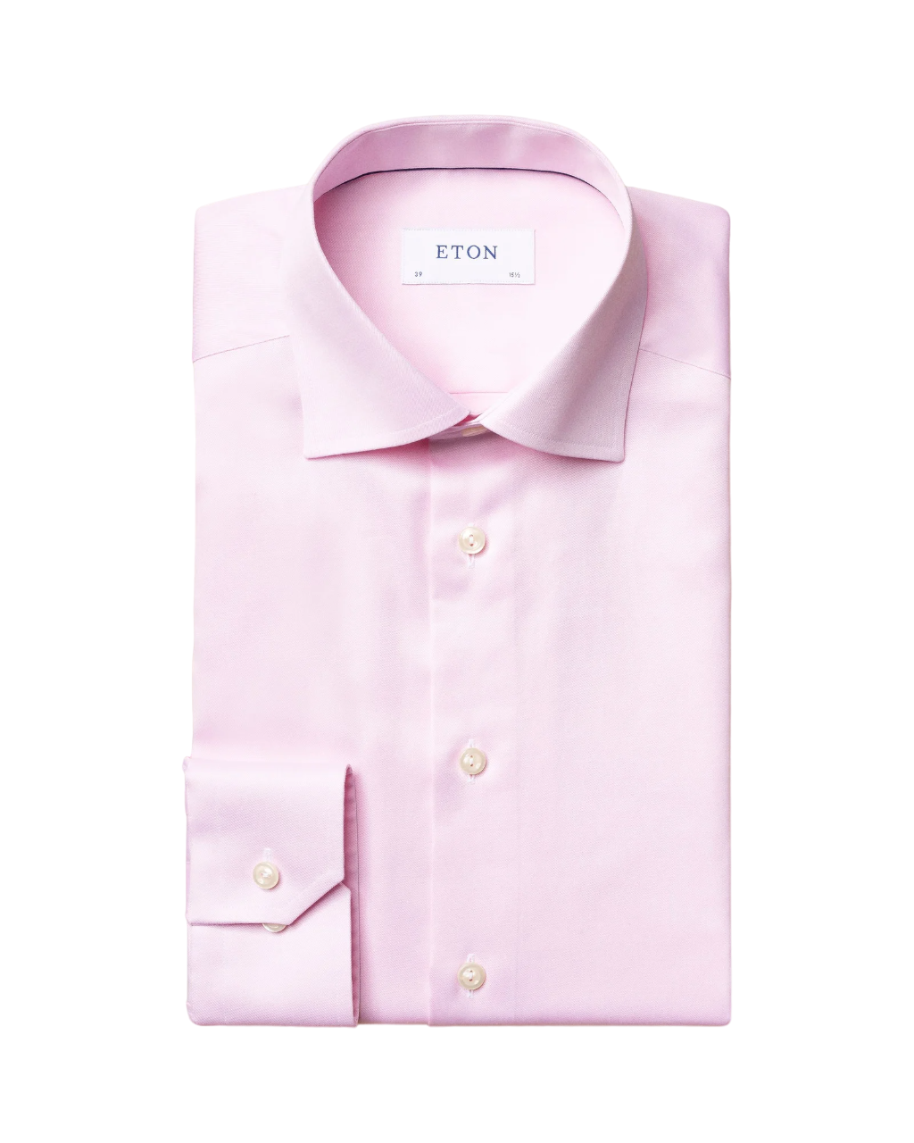 Eton Signature Twill Dress Shirt in Pink