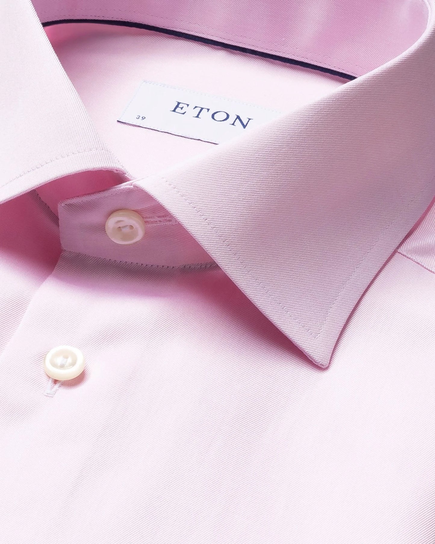 Eton Signature Twill Dress Shirt in Pink