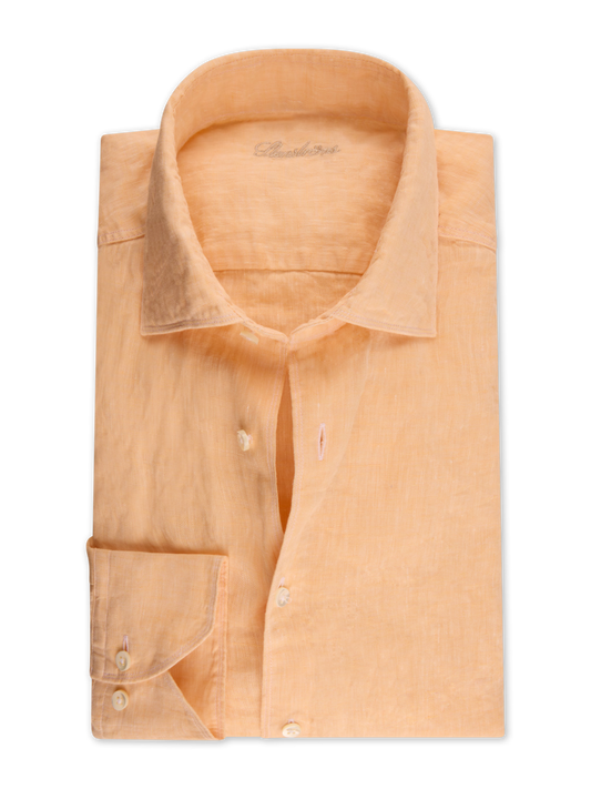 Stenstroms Linen Shirt In Light Orange