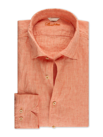 Stenstroms Linen Shirt In Light Orange