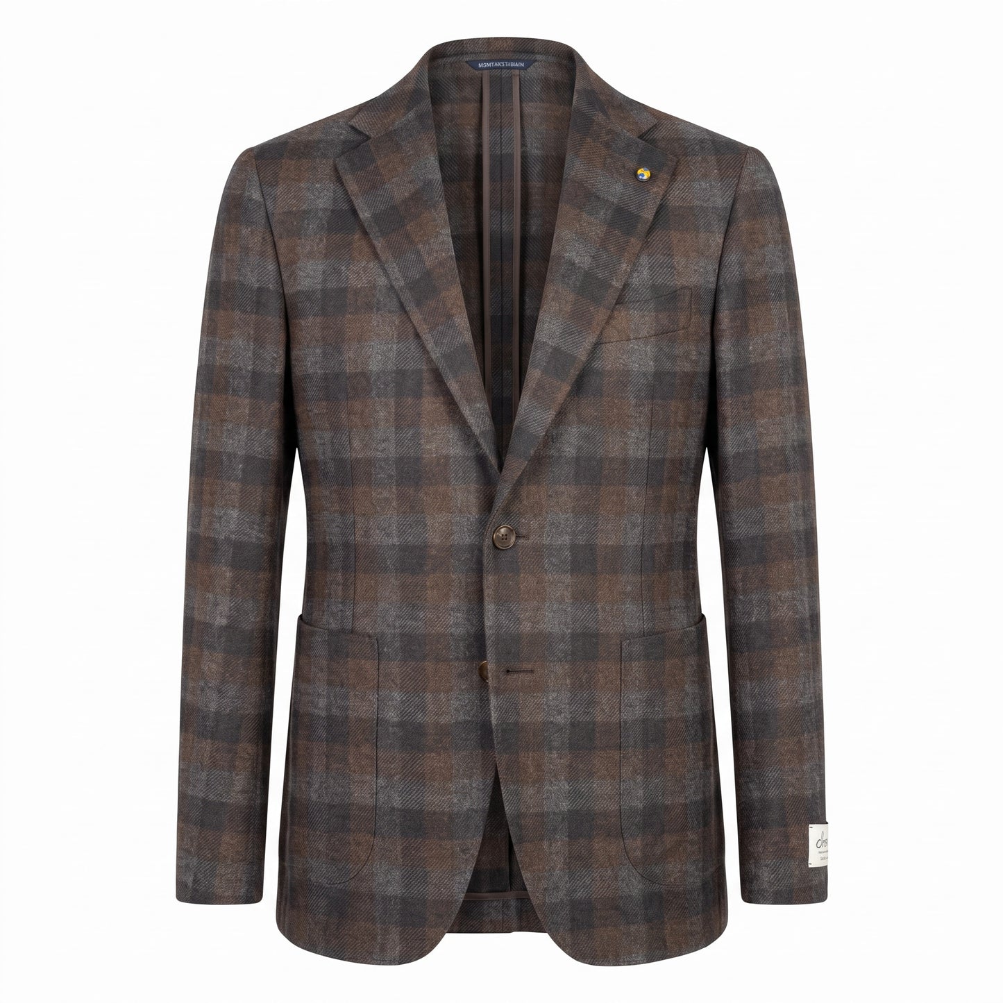 Belvest "Jacket in the Box" Wool & Cashmere In Mocha & Gray