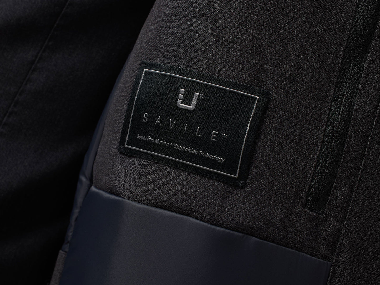 UBR Regulator Savile Wool Parka  with Removable Hood  in Gray