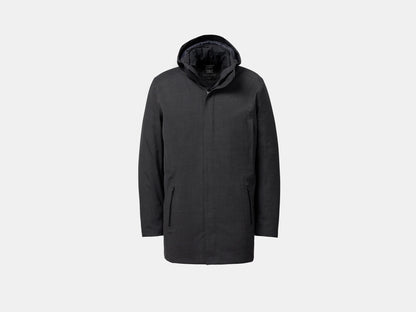 UBR Regulator Savile Wool Parka  with Removable Hood  in Gray