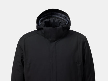 UBR Regulator Savile Wool Parka  with Removable Hood  in Black