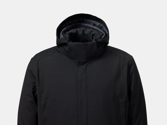 UBR Regulator Savile Wool Parka  with Removable Hood  in Black