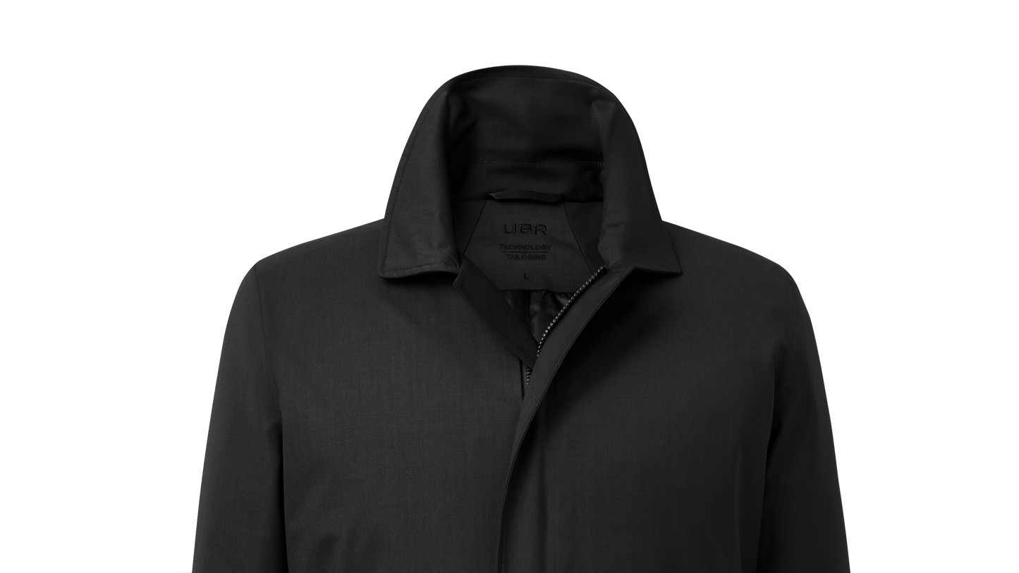 UBR Regulator Savile Wool Coat in Dark Brown
