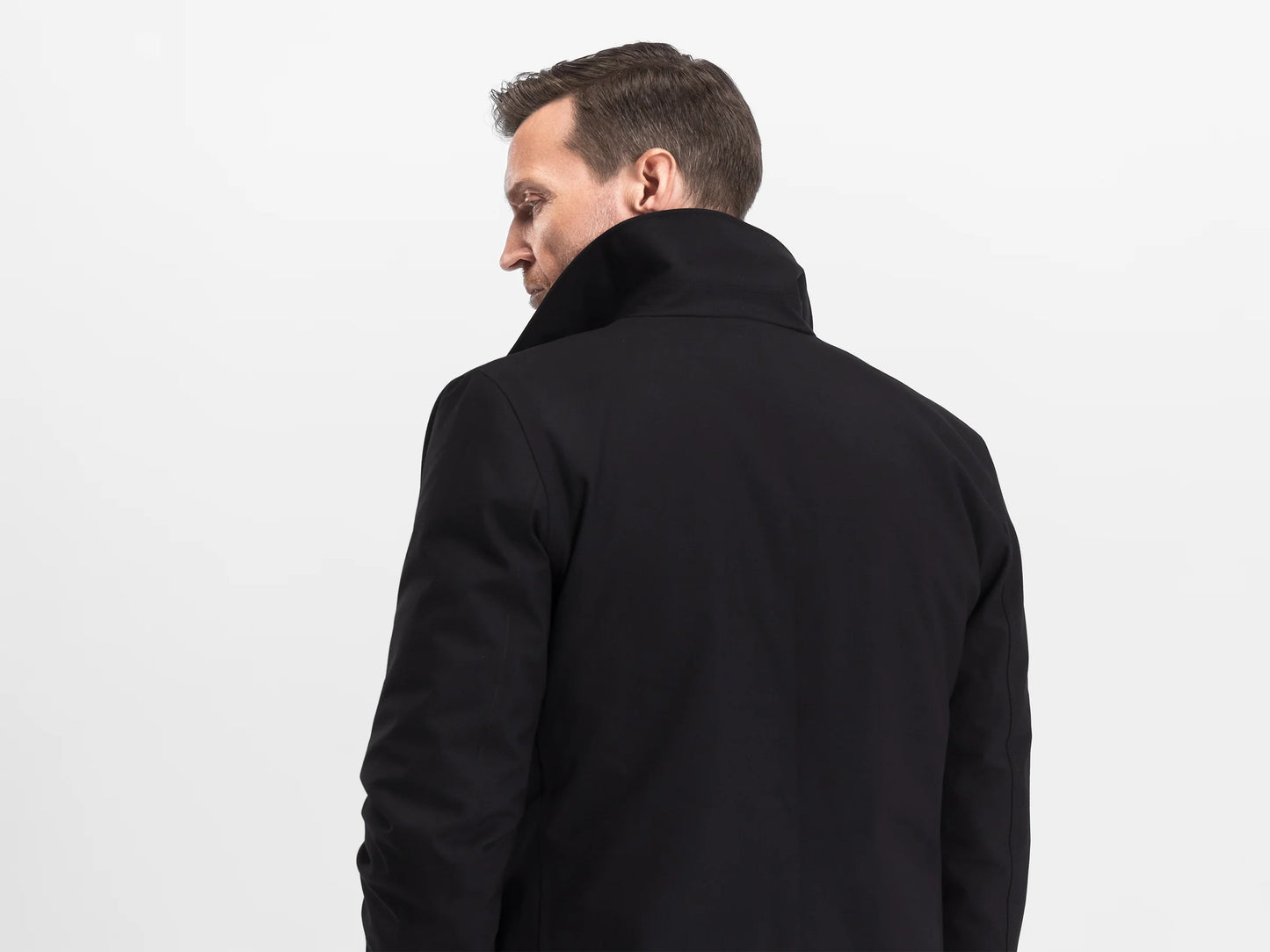 UBR Regulator™ Savile Wool Coat – Black