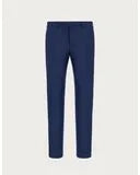 Canali Wool Flannel Dress Pants In Mediterranean Blue