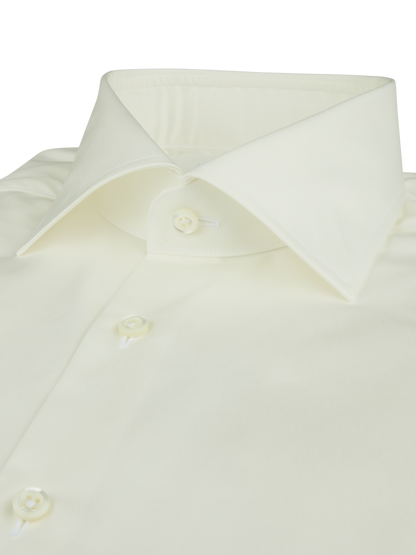 Stenströms Superior Twill Dress Shirt in Slim Fit-Champagne