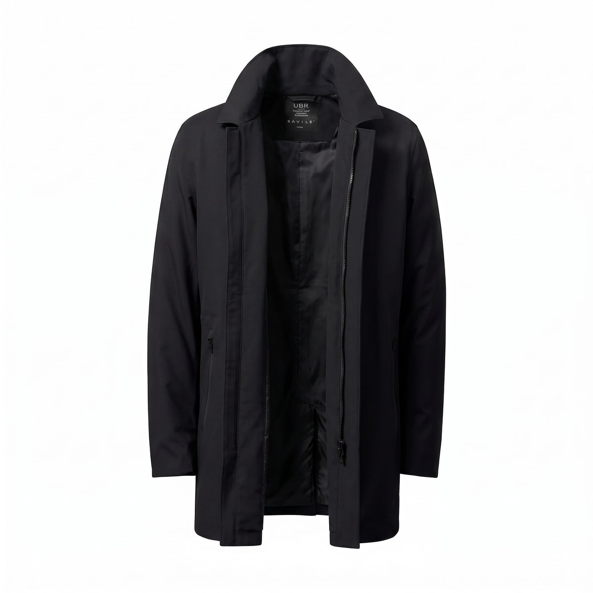 UBR Regulator™ Savile Wool Coat – Black