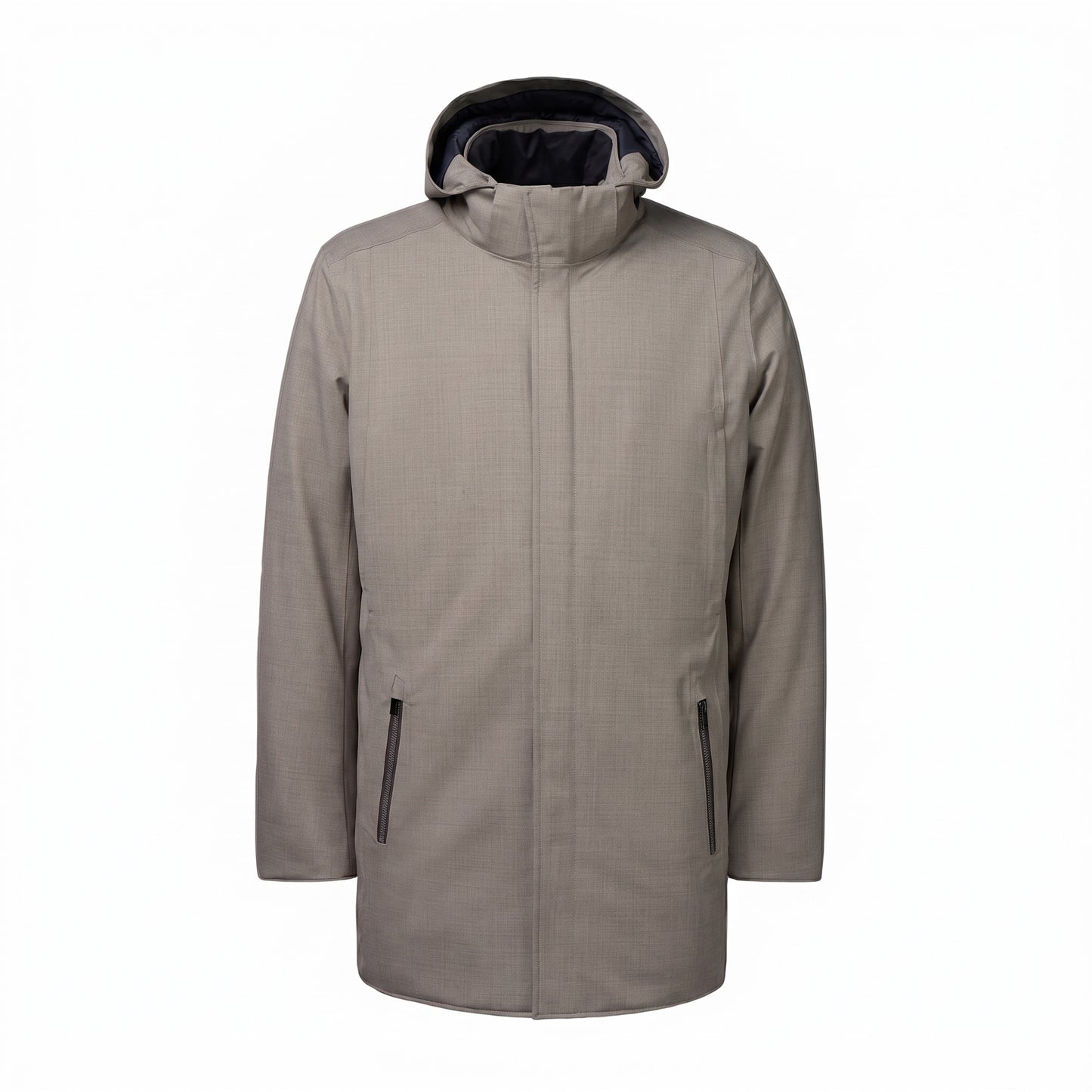 UBR Regulator Savile Wool Parka  with Removable Hood-Sand