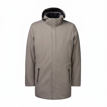 UBR Regulator Savile Wool Parka  with Removable Hood-Sand