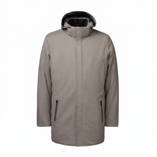 UBR Regulator Savile Wool Parka  with Removable Hood-Sand