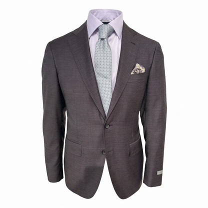 Canali Kei Model Suit in Plum