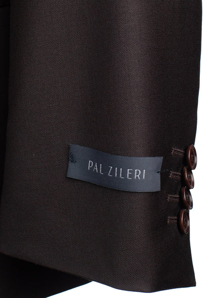 Pal Zileri Model Z Super 130 Suit in Chocolate Brown