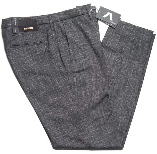 Alberto Rob Regular Fit in Jersey Check Pattern Grey