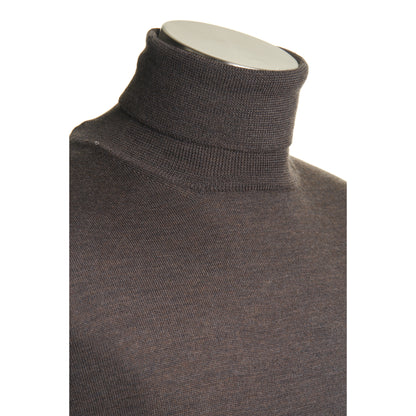 Gran Sasso Extra Fine Merino Wool Turtleneck Sweater in Mocha