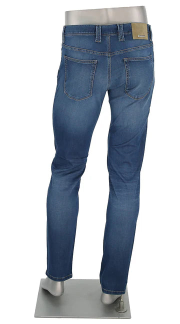 Alberto Jeans In Pipe Model Premium Business Tencel-Denim