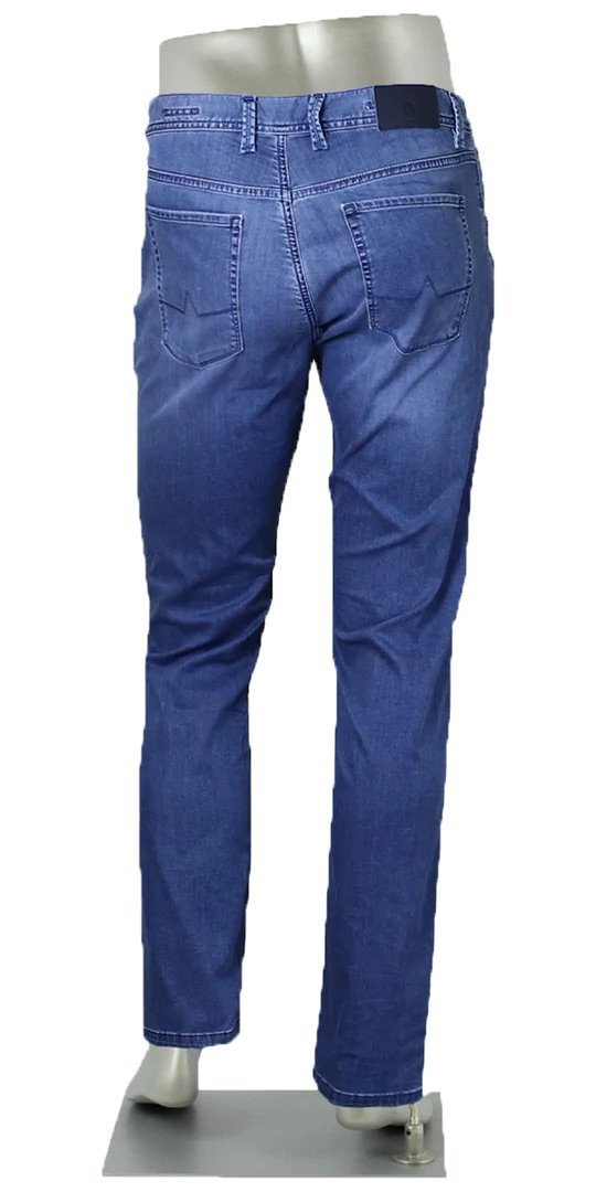 Alberto Jeans Pipe Regular Fit 1577-875 Tencel Light Weight in Blue
