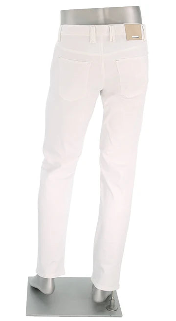 Alberto Super Stretch Jean in Model Pipe Light Weight -White