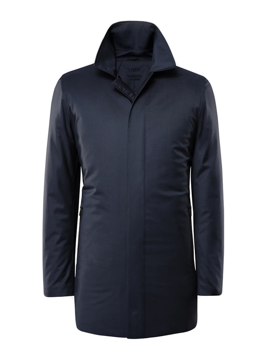 UBR Regulator Savile Wool Coat in Navy Blue