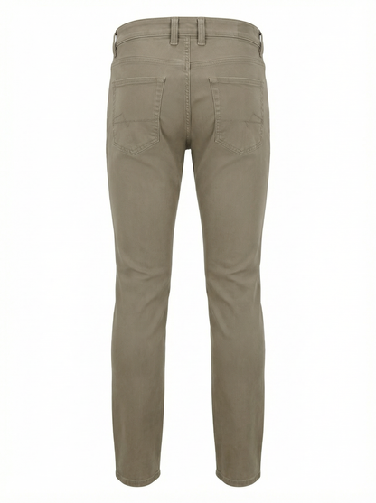 Alberto Jeans Pipe Light Soft Denim in light Olive