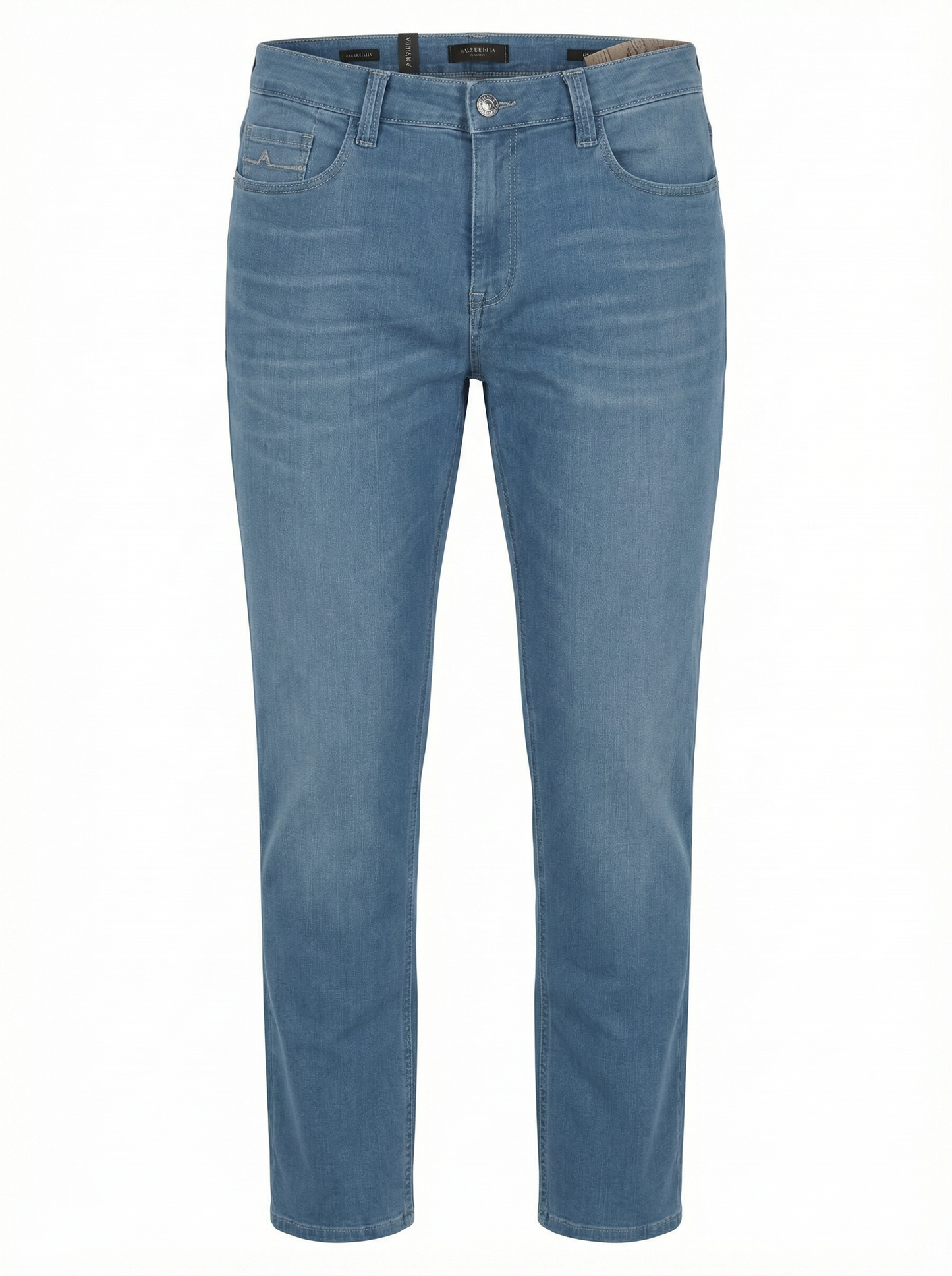 Alberto Jeans Pipe Light Soft Denim in Pale Blue