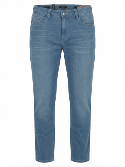 Alberto Jeans Pipe Light Soft Denim in Pale Blue