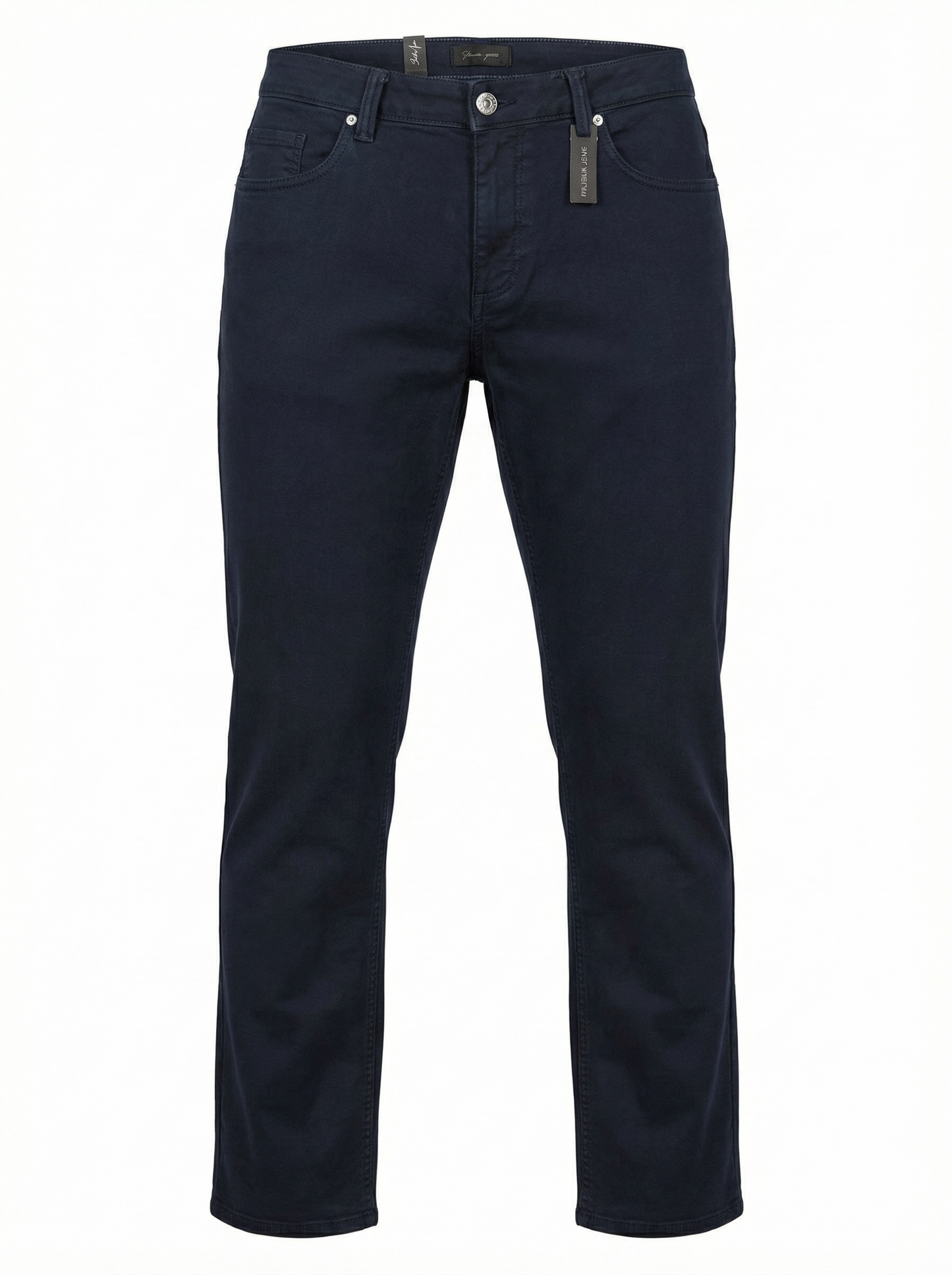 Alberto Jeans Pipe Super Stretch Denim in Navy