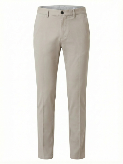 Teleria Zed Boston Model Chino in Stone