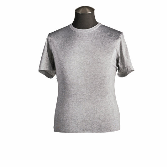 Gran Sasso Mercerized Cotton T-Shirt in Light Gray