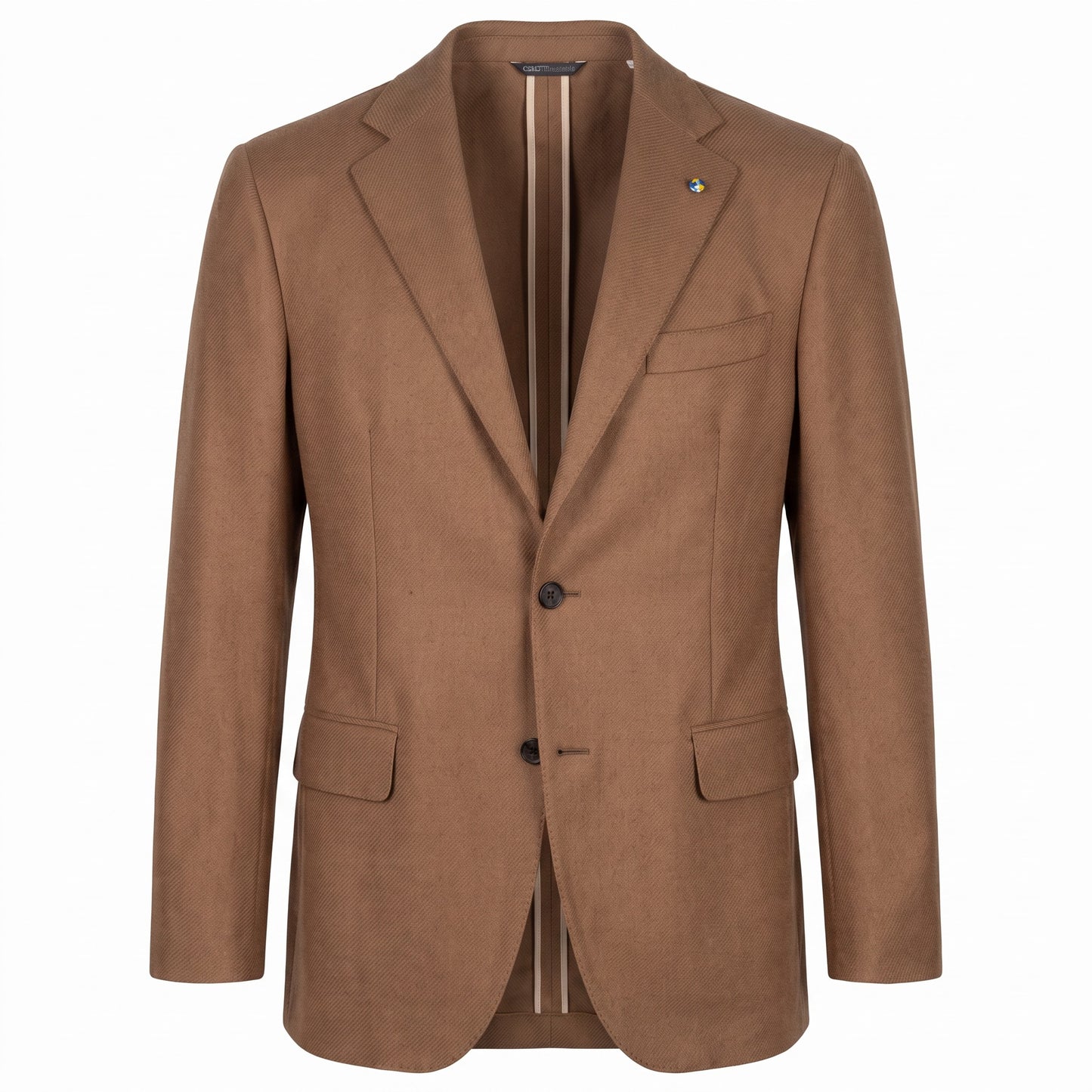 Belvest "Jacket in the Box" Wool, Silk & Cashmere Sport Coat in Camel