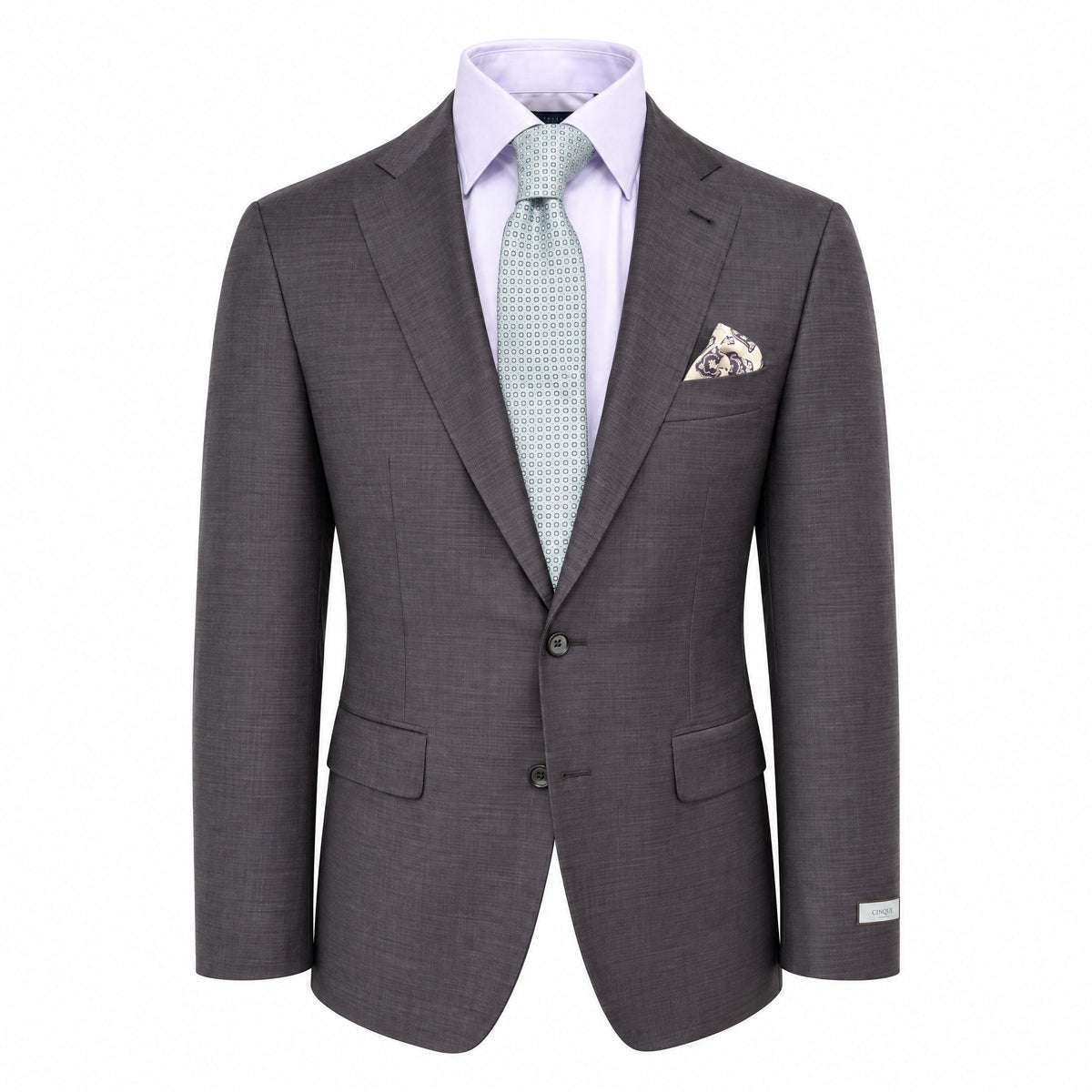 Canali Kei Model Suit in Plum