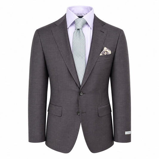 Canali Kei Model Suit in Plum